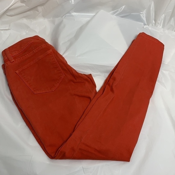 WOMEN’S The Limited Portland Orange Skinny Leg Low Rise Jeans Size 2R - Picture 4 of 11